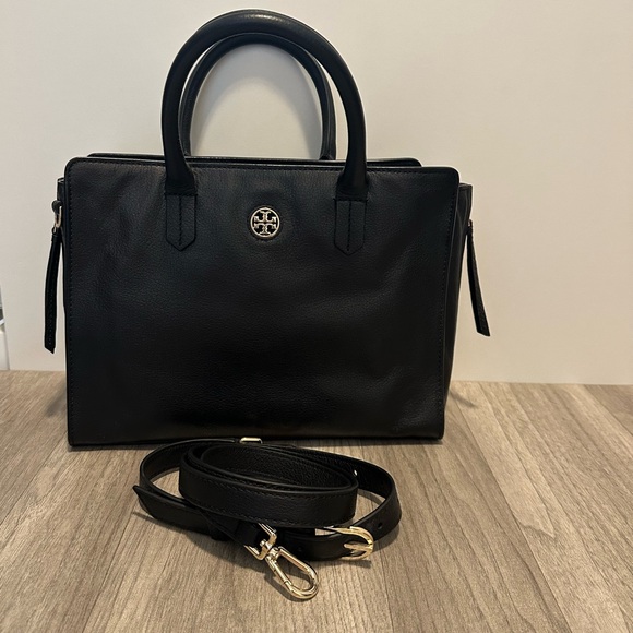 Tory Burch Handbags - Tory Burch Black Leather Handbag